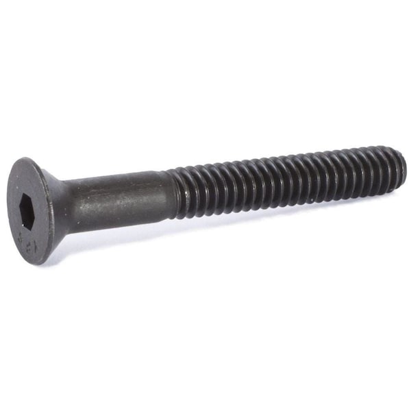 Newport Fasteners 3/8"-16 Socket Head Cap Screw, Flat Head, Black Oxide Alloy Steel, 4-1/2 in Length, 50 PK 917456-50 - main